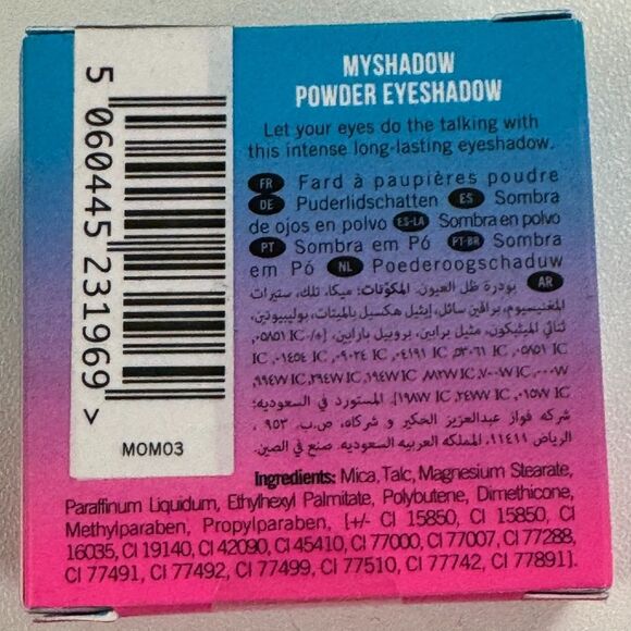 Models Own Myshadow Powder Eye Shadow Intense Color Black Out Matte 03 .07oz - Picture 4 of 6